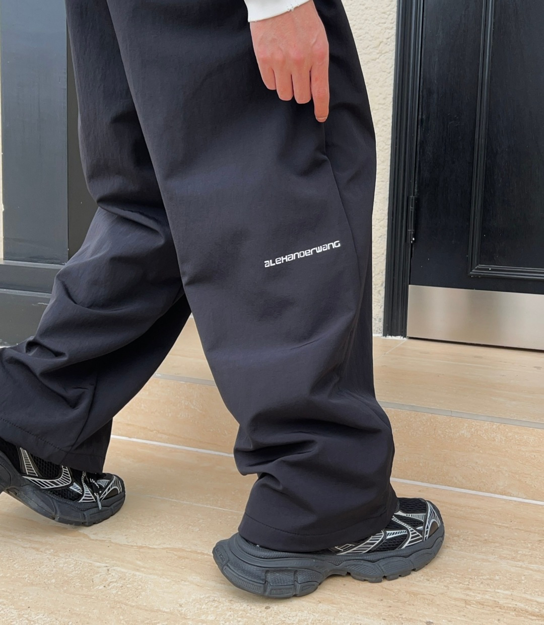 2025秋冬新款大王休闲裤男直筒裤 黑色 码数: M-3XL