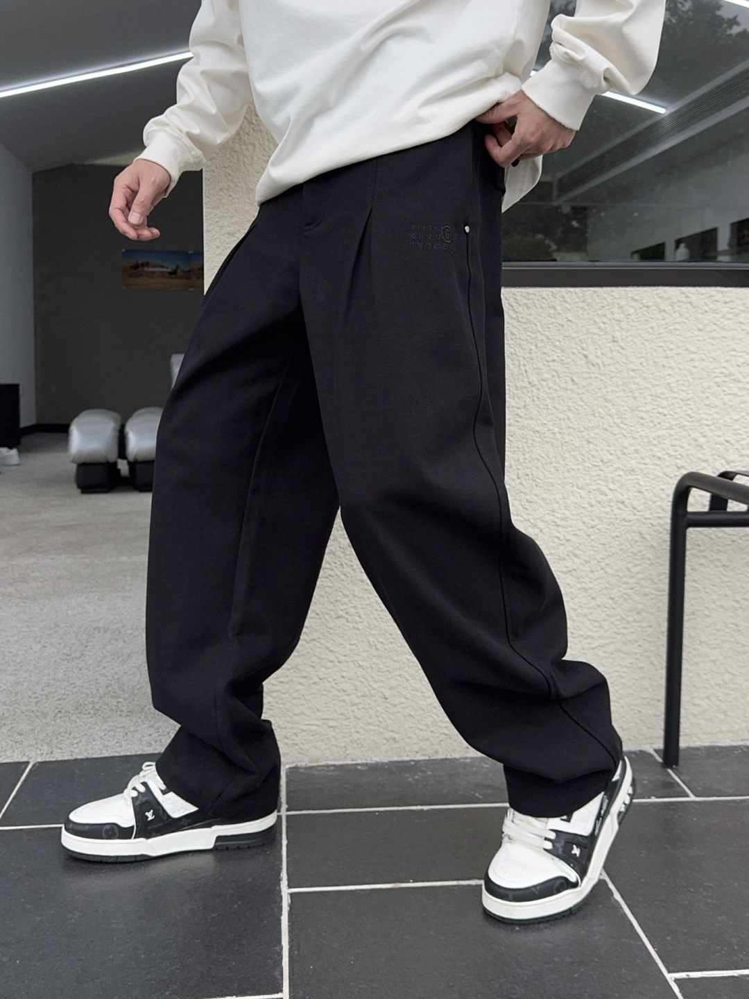 2025秋冬新款马吉拉阔腿裤M-3XL