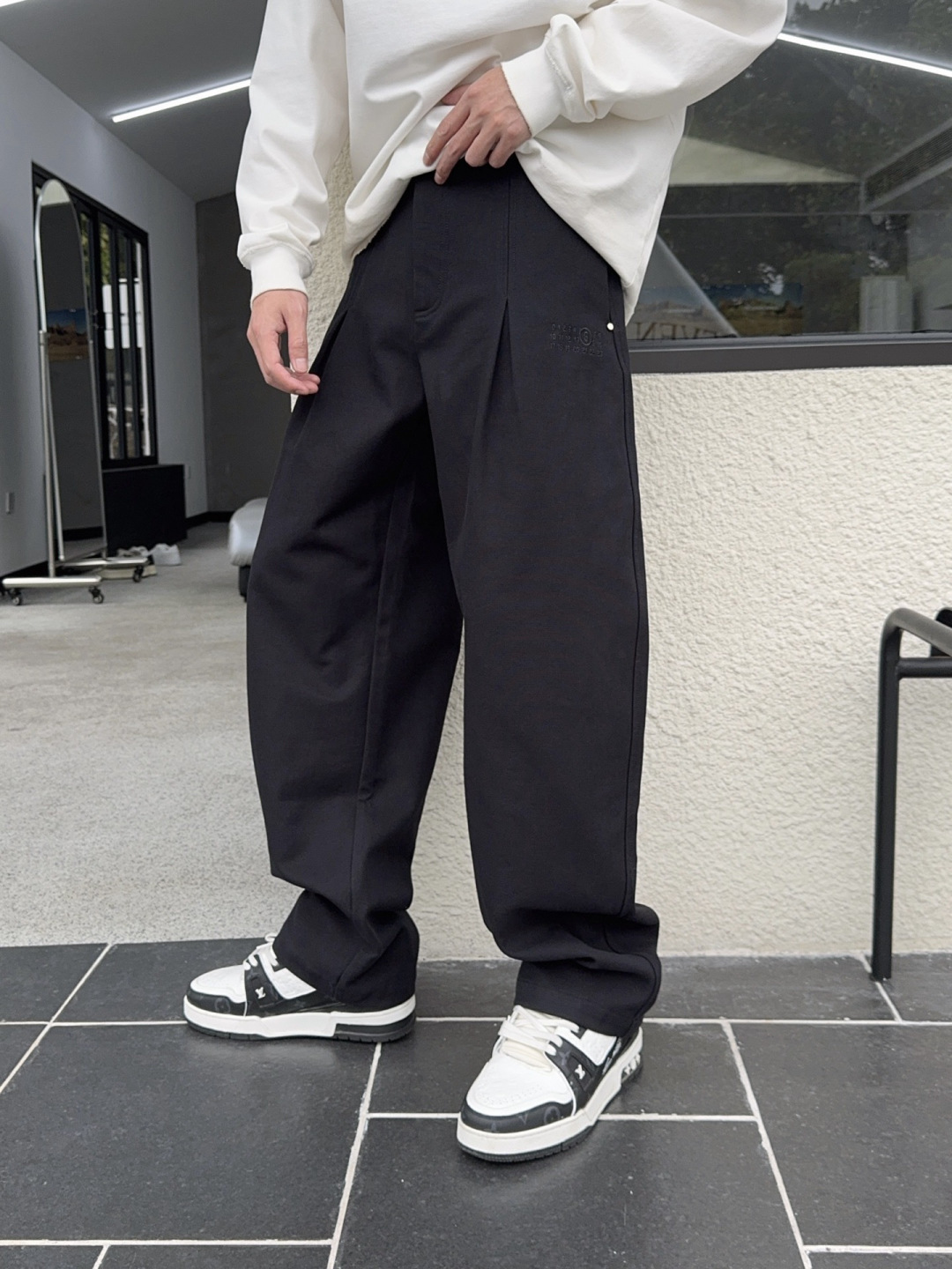 2025秋冬新款马吉拉阔腿裤M-3XL