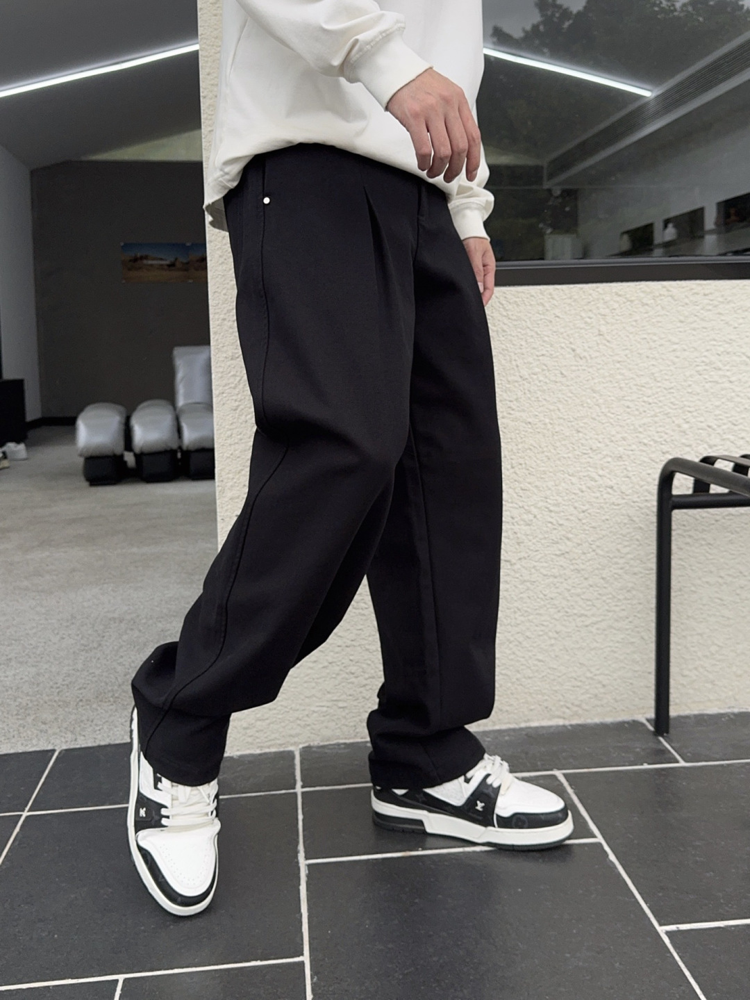 2025秋冬新款马吉拉阔腿裤M-3XL