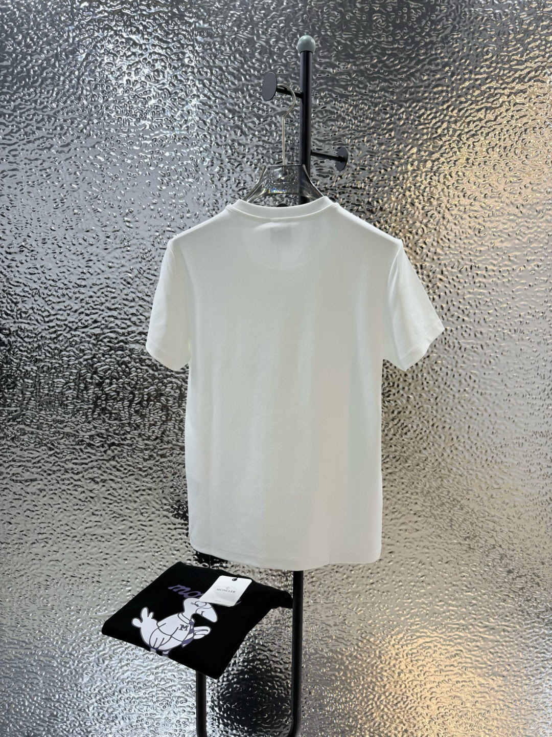 MK 2025 早秋新品厚款飞鸟印花短袖T恤衫；定制260克高密水柔棉面料，舒适柔软保暖性强，胸前飞鸟印