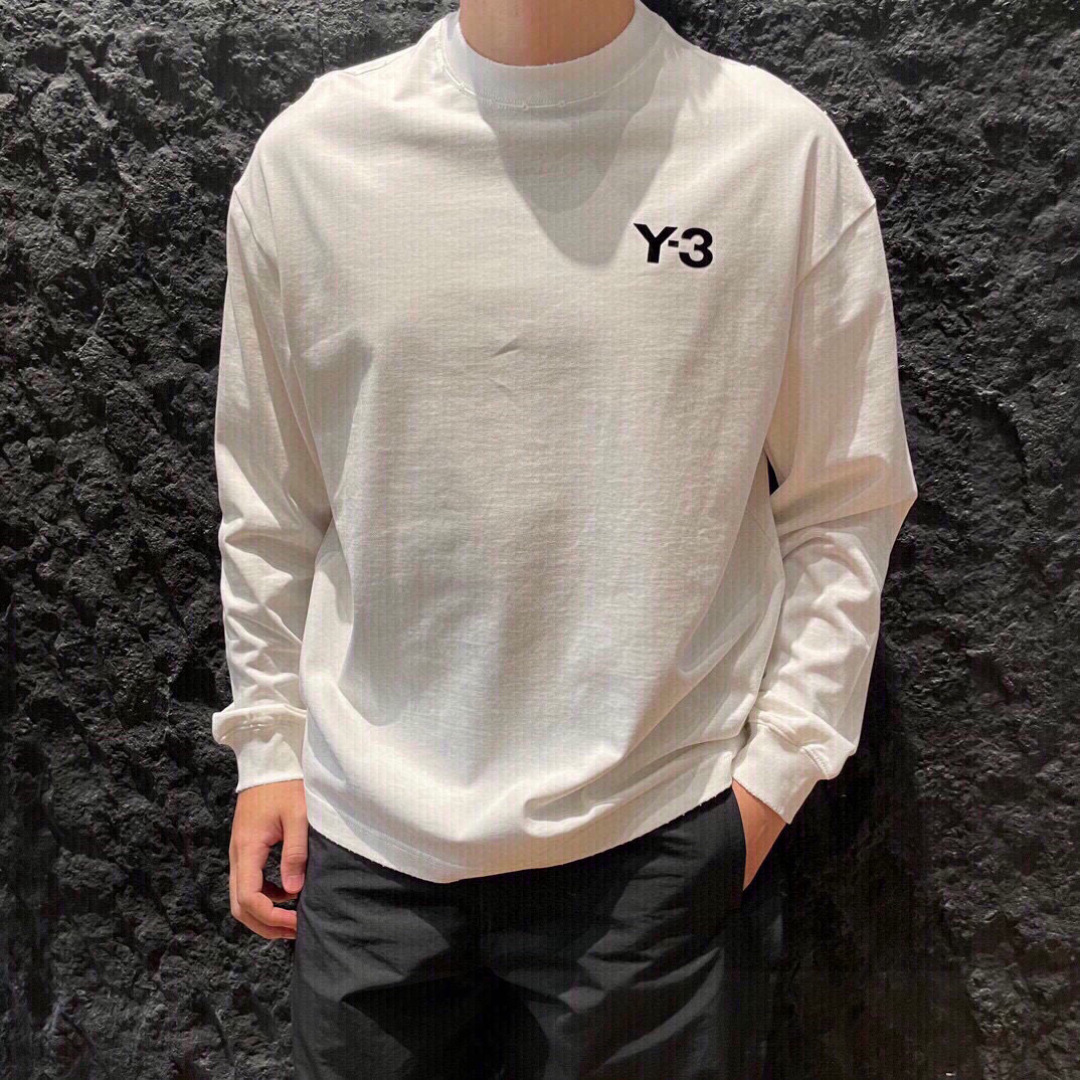 秋季新款Y3🌟，新款长袖，面料采用顶级原版精梳棉洗水面料，印花设计logo，时尚流，顶级的做工，高端品质