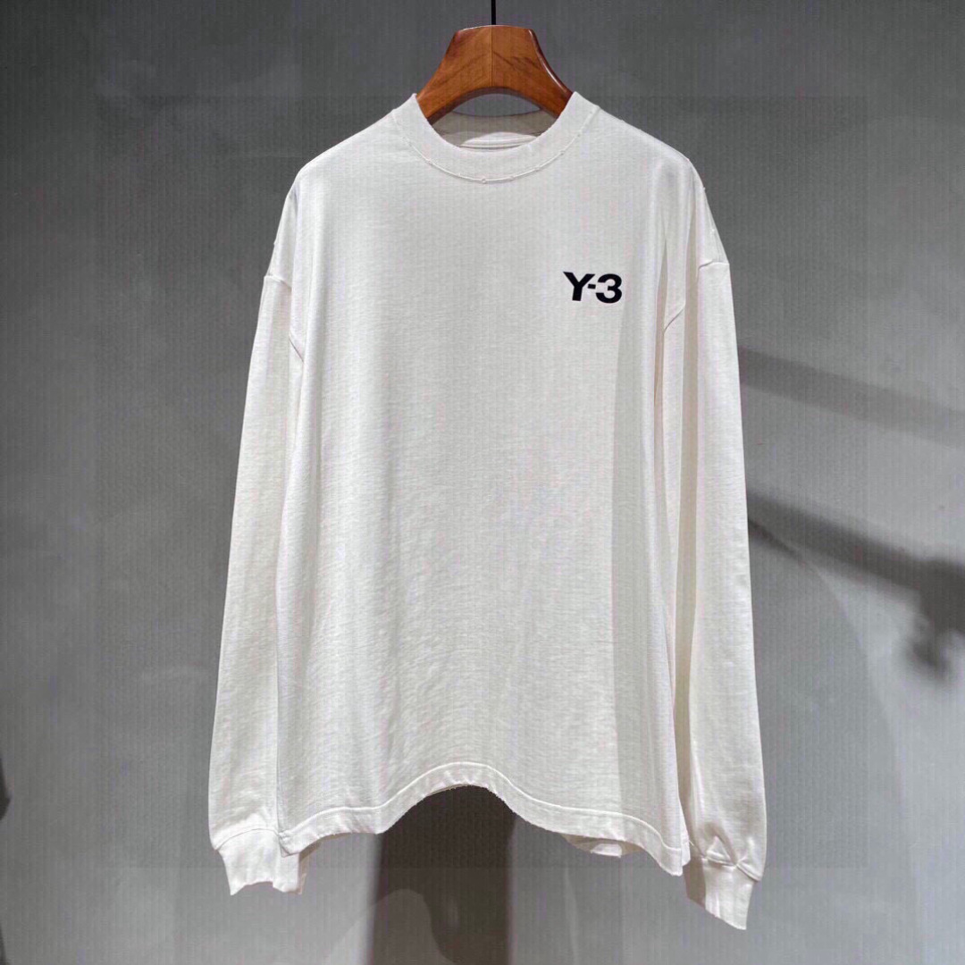 秋季新款Y3🌟，新款长袖，面料采用顶级原版精梳棉洗水面料，印花设计logo，时尚流，顶级的做工，高端品质