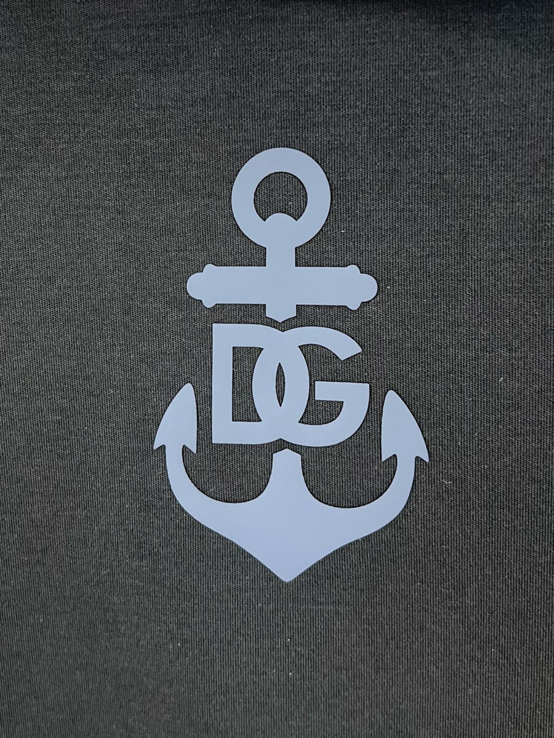 Dolce&Gabbana.杜嘉班纳 25秋冬新品船锚⚓印花标识棉质长袖T恤衫，D&G航海元素单品，采用