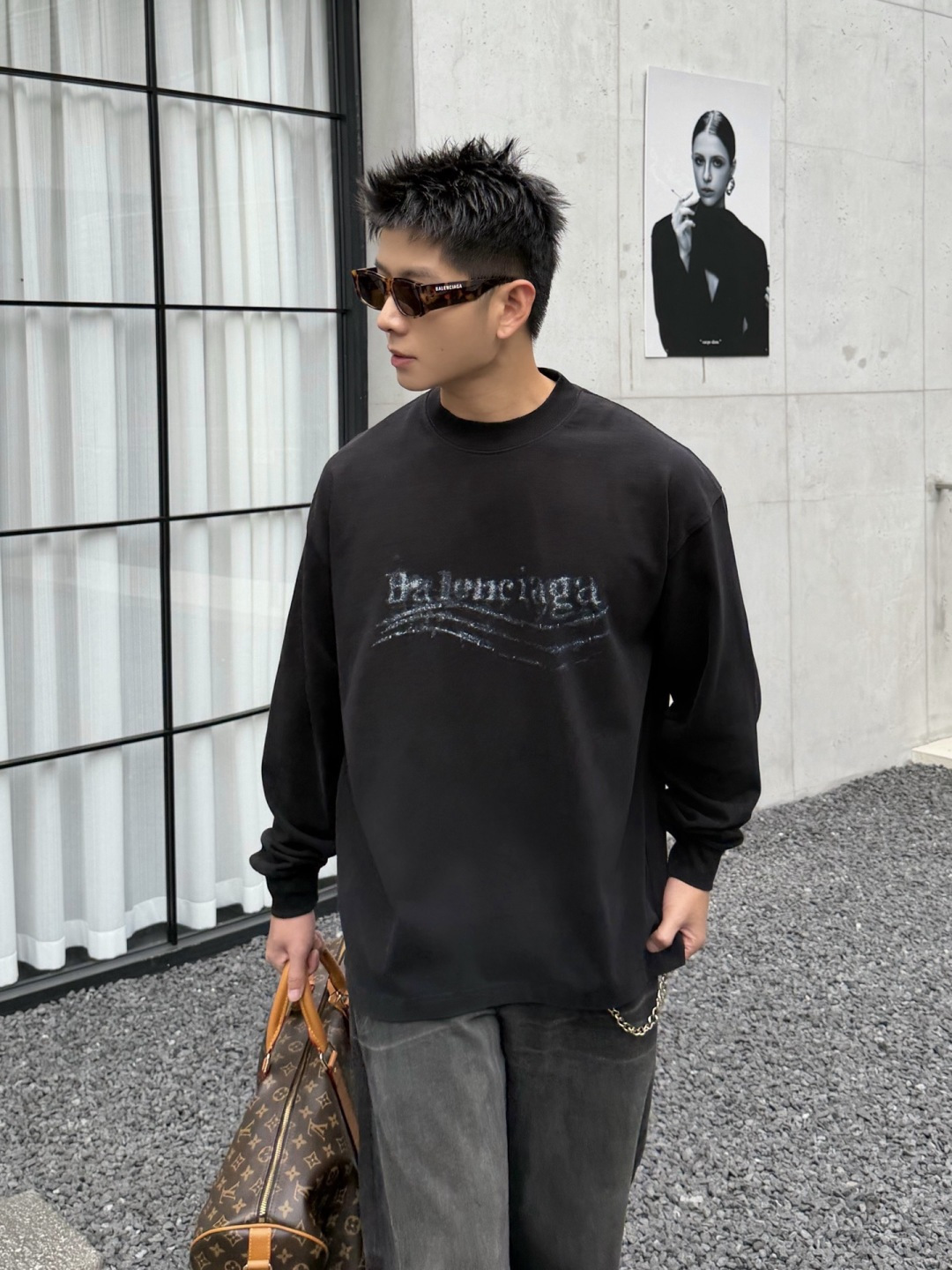 新款秋冬长袖🆕颜色：黑，白码数：S-XL款号：7020