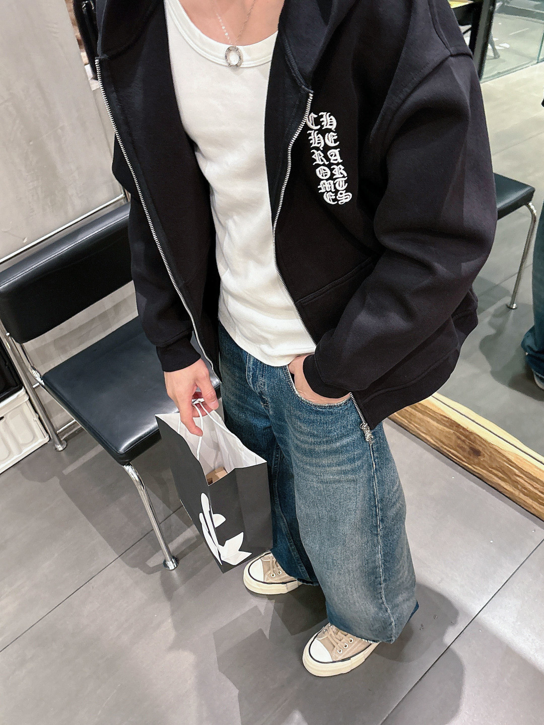 2025秋冬新款克罗心厚款烧花外套码数 ：S M L XL