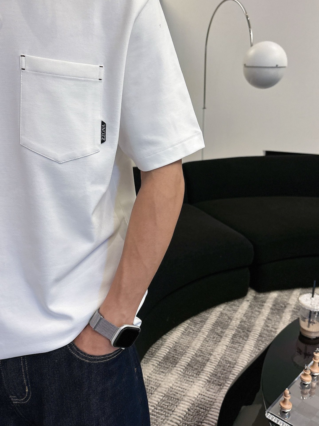 Z ZEGN 2025秋冬款棉莫代尔打底。码数：M-5XL 微阔版型精选棉与莫代尔混纺面料，亲肤柔软，内