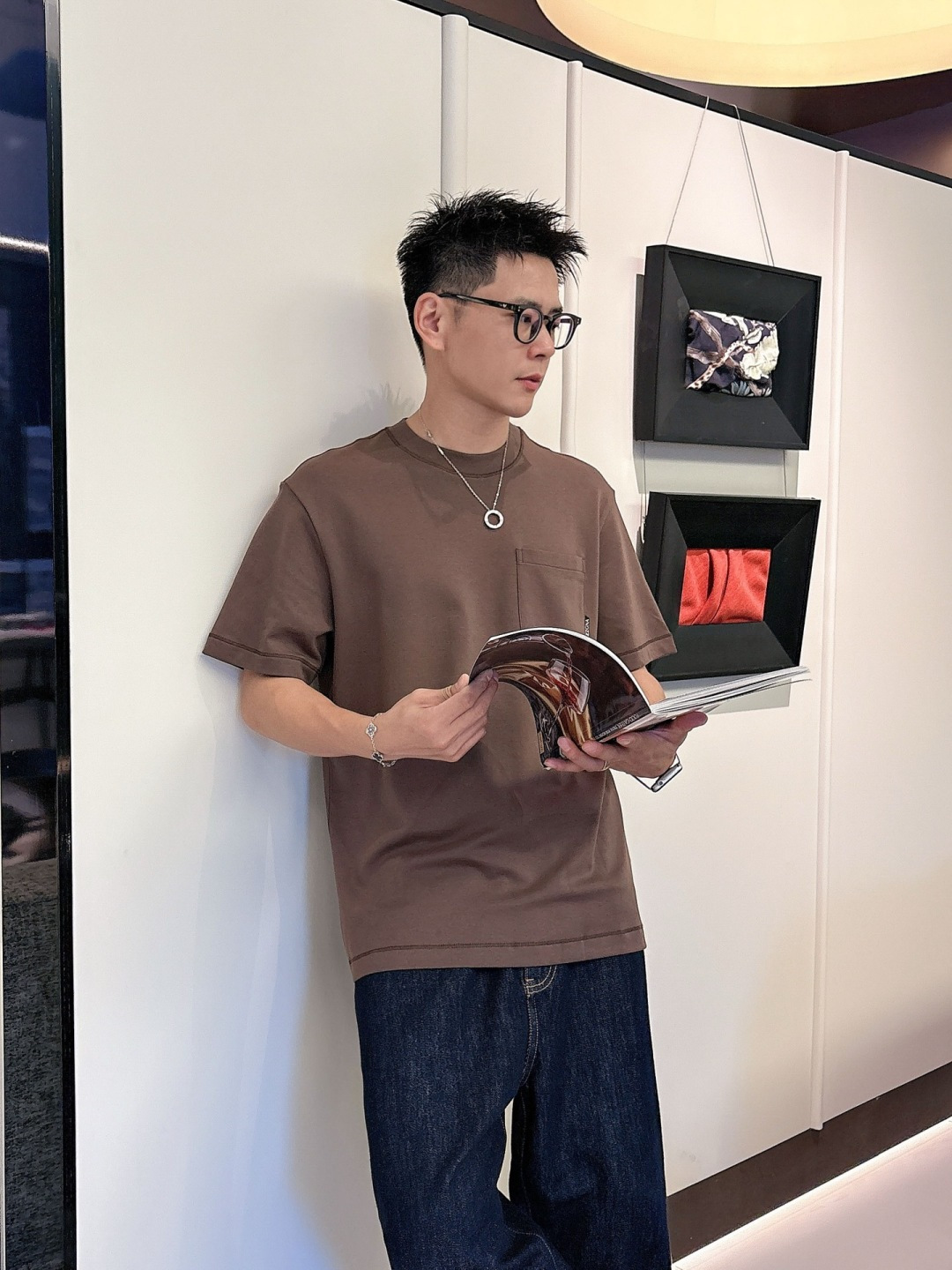 Z ZEGN 2025秋冬款棉莫代尔打底。码数：M-5XL 微阔版型精选棉与莫代尔混纺面料，亲肤柔软，内