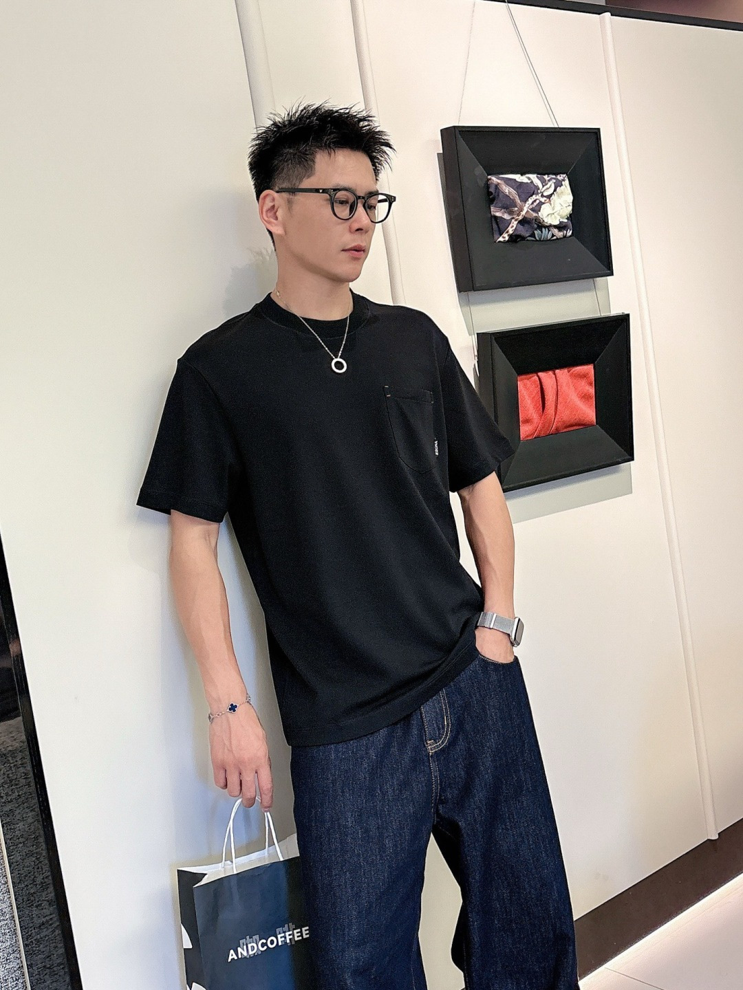 Z ZEGN 2025秋冬款棉莫代尔打底。码数：M-5XL 微阔版型精选棉与莫代尔混纺面料，亲肤柔软，内