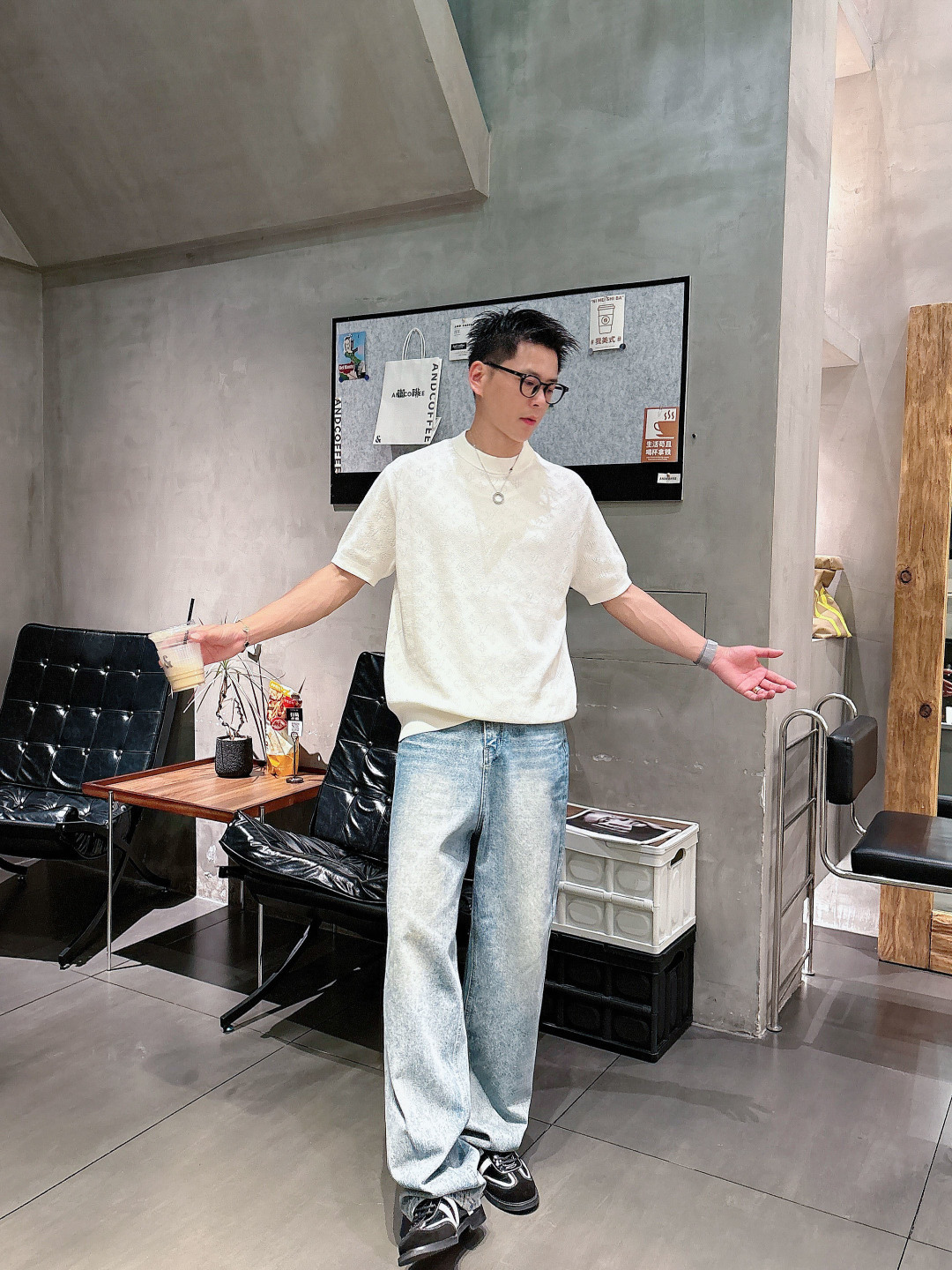 驴家 2025新款毛衣码数：M-3XL款号：95007