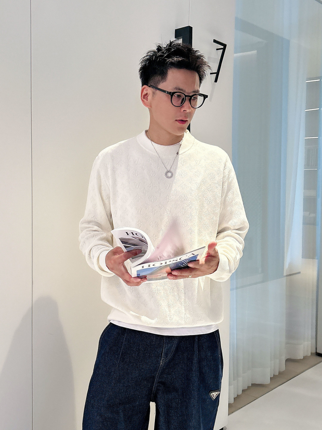 驴家 2025新款毛衣码数：M-3XL款号：95007