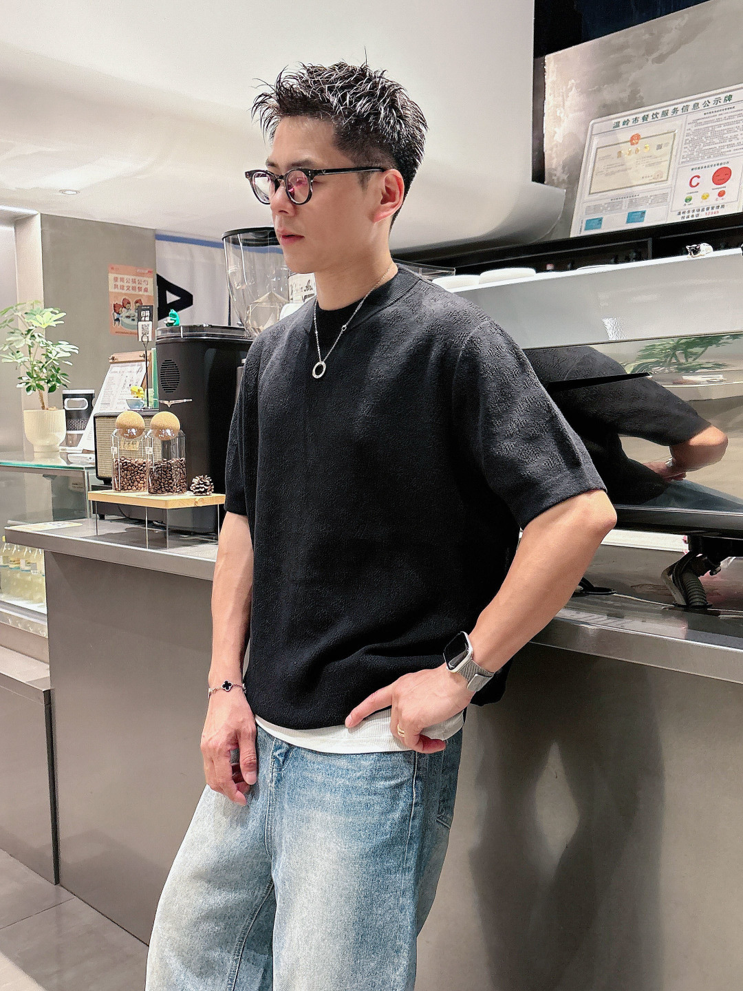 驴家 2025新款毛衣码数：M-3XL款号：95007