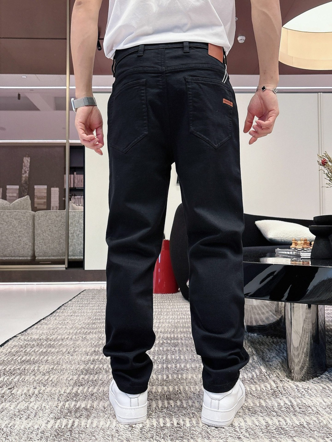 H8308🔥🔥|| 2025 秋冬新品 1:颜色：蓝色2:尺码：M-3XL3:版型： 牛仔裤4:成份：含