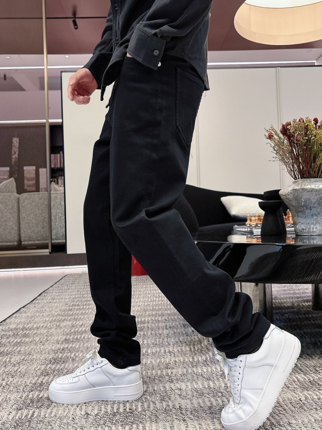 H8308🔥🔥|| 2025 秋冬新品 1:颜色：蓝色2:尺码：M-3XL3:版型： 牛仔裤4:成份：含