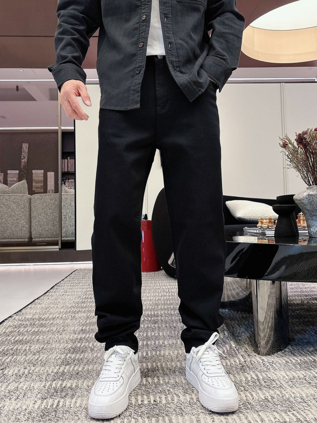 H8308🔥🔥|| 2025 秋冬新品 1:颜色：蓝色2:尺码：M-3XL3:版型： 牛仔裤4:成份：含