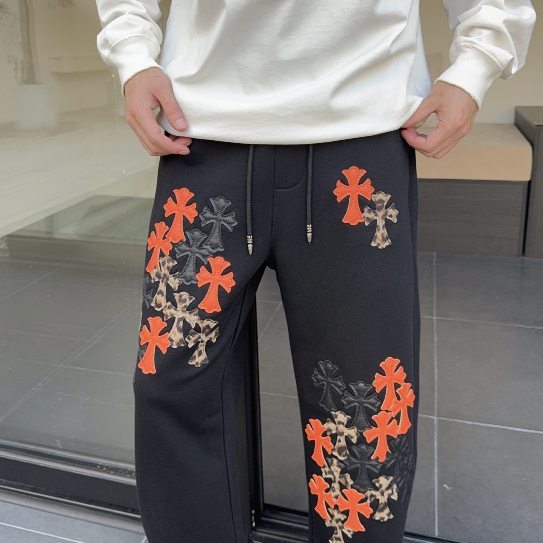 2025秋冬新款克罗心专柜订制面料加厚款休闲裤码数 ：M-3XL