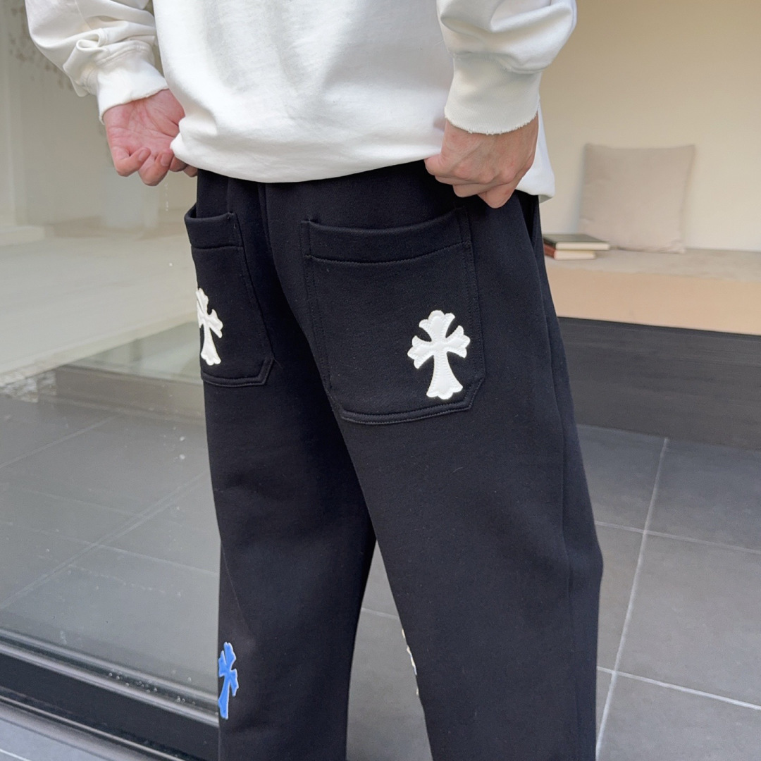 2025秋冬新款克罗心专柜订制面料加厚款休闲裤码数 ：M-3XL