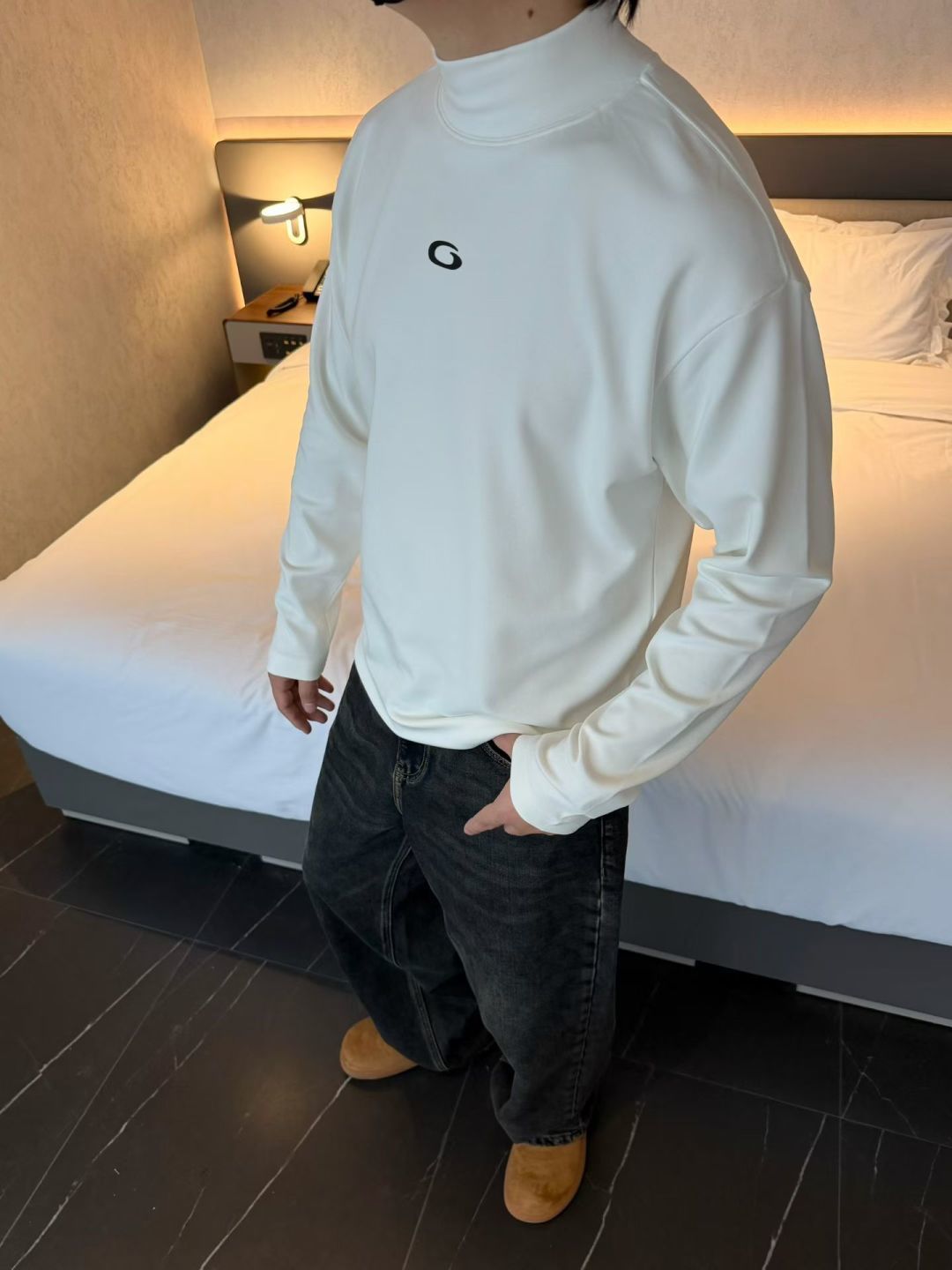 新款磨毛打底衫微宽松版型s~xl