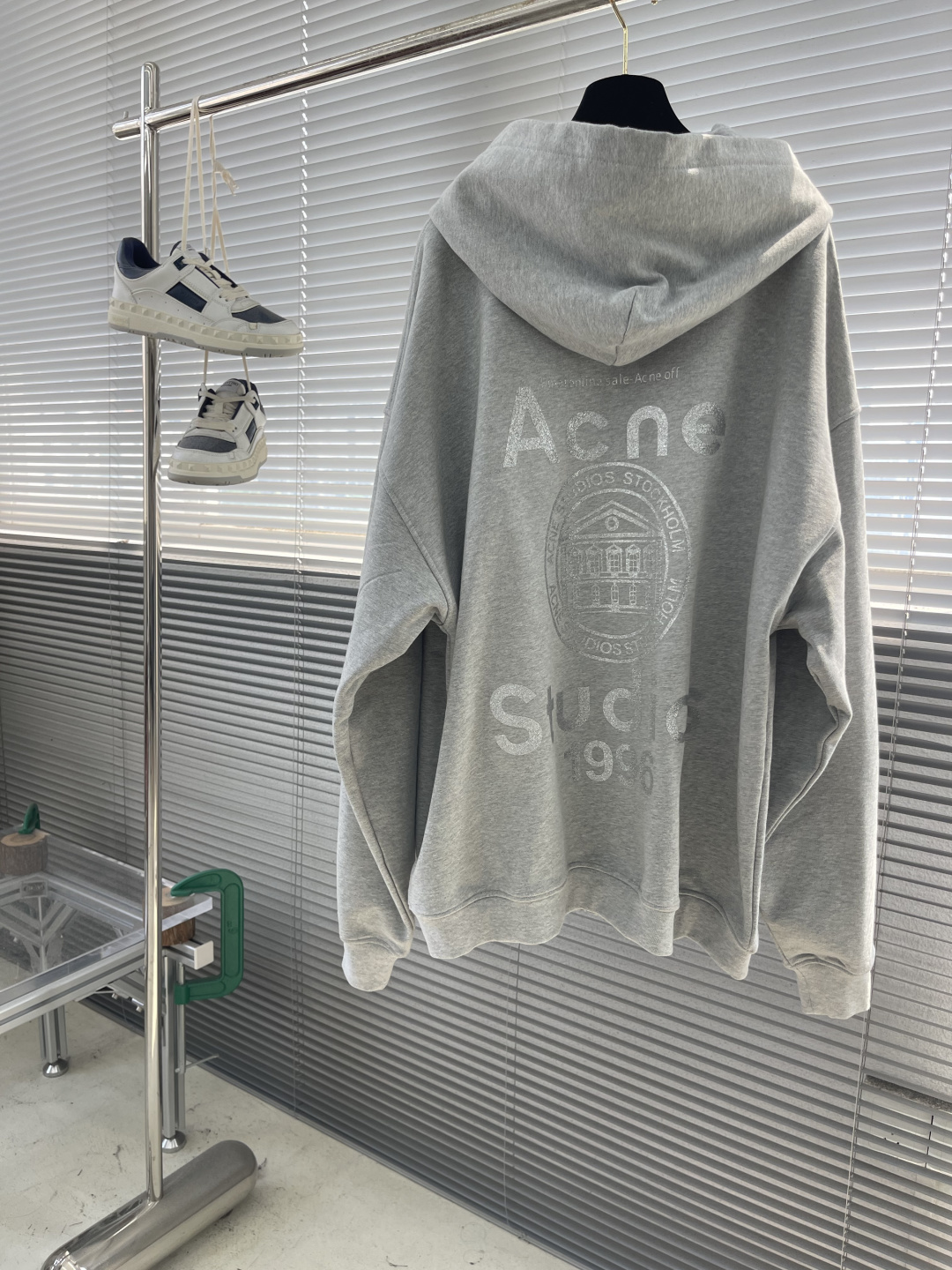 Acne Studio 25秋冬新款拉链帽衫精选进口卫衣面料，弹力舒柔化合，多重水洗预缩处理，轻松应对秋