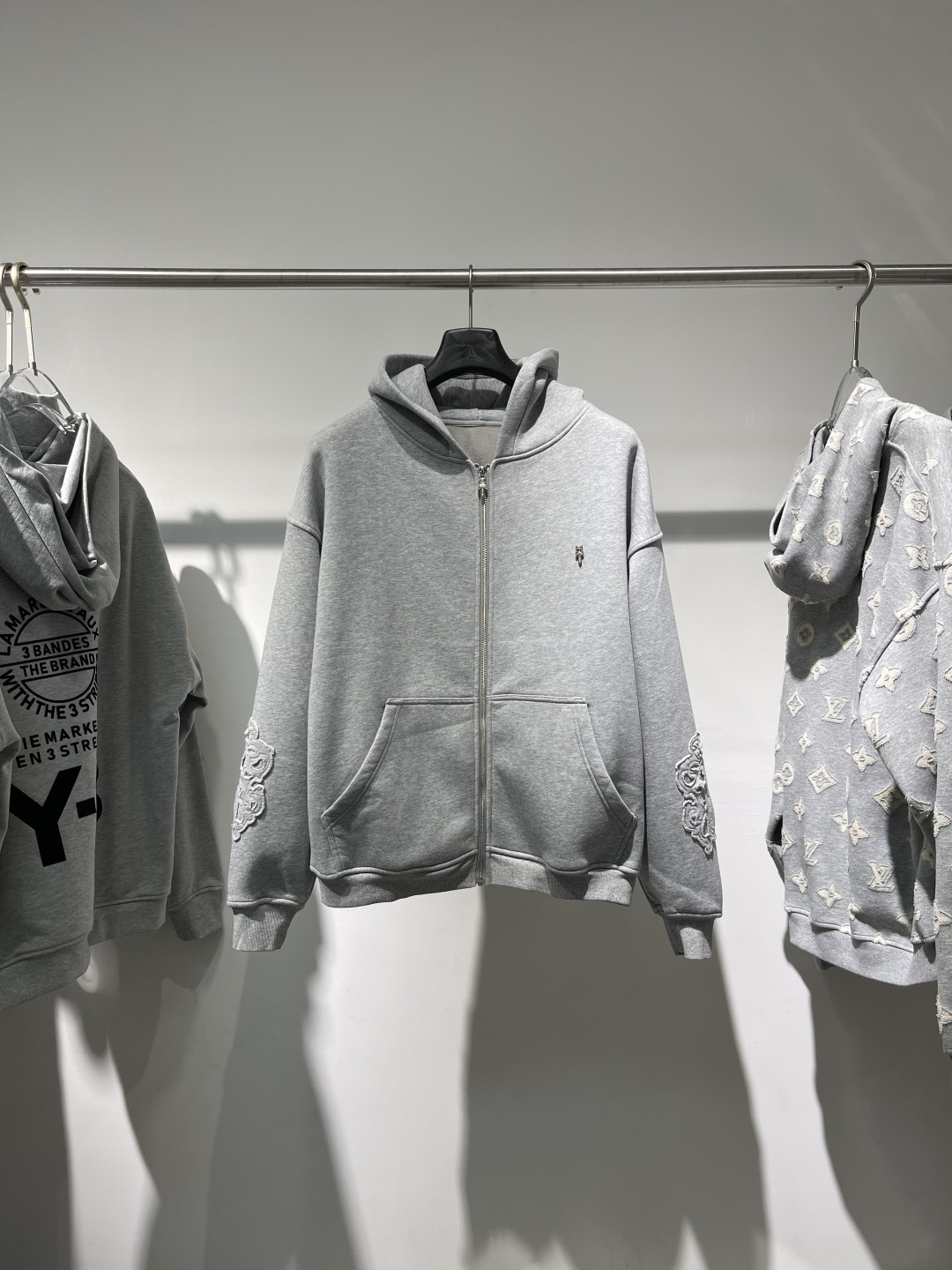 2025秋冬新款克罗心加绒加厚外套码数 ：S M L XL