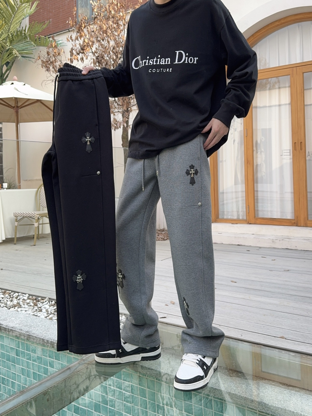 2025秋冬新款克罗心 专柜订制面料加厚款休闲裤码数 : M-L-XL-2XL-3XL