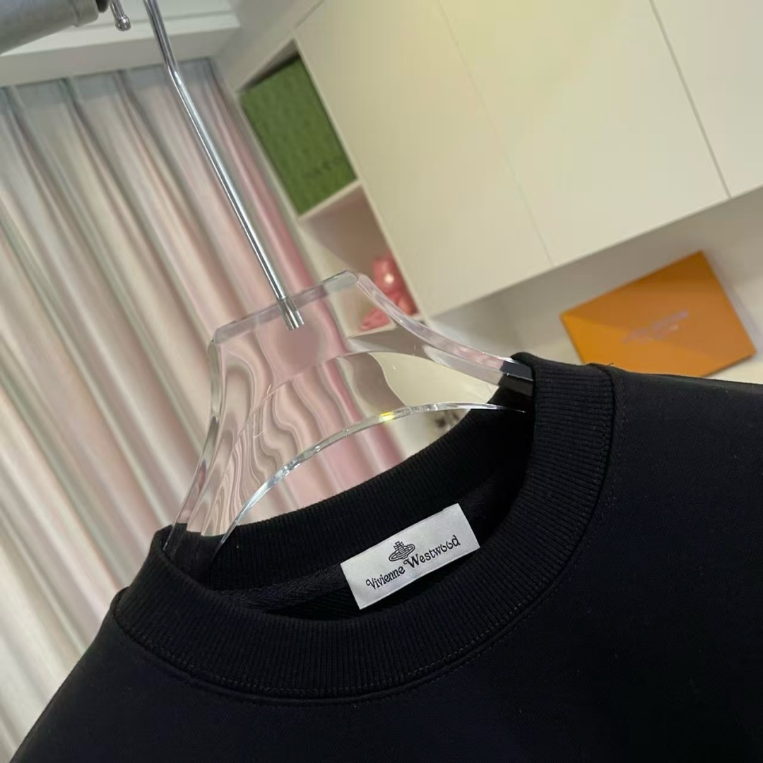 西太后*Vivienne Westwood 2025冬季新款 个性字母logo印花 定制面料400g 圆