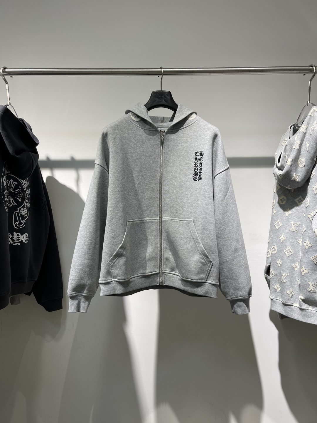 2025秋冬新款克罗心厚款烧花外套码数 ：S M L XL