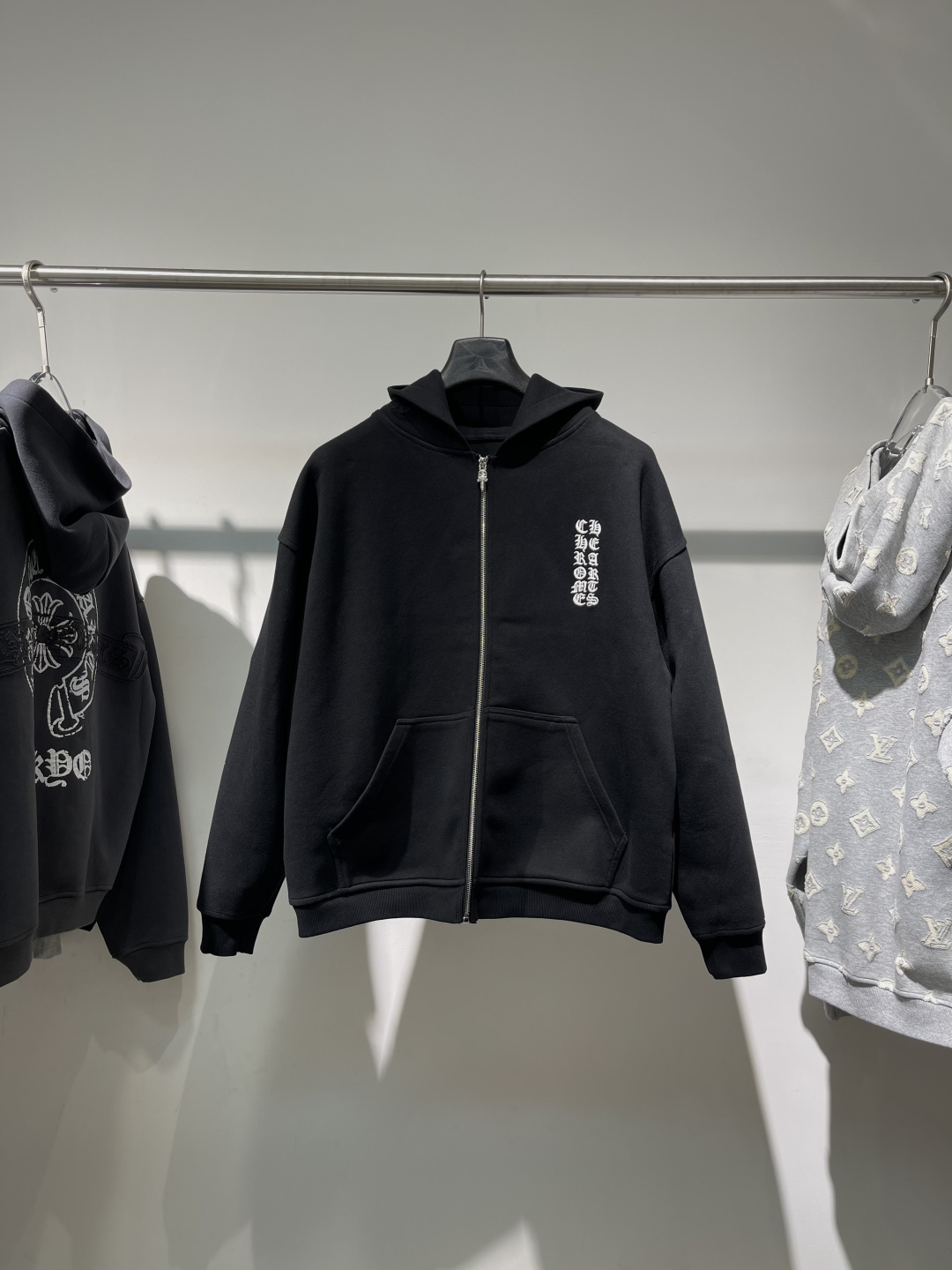 2025秋冬新款克罗心厚款烧花外套码数 ：S M L XL