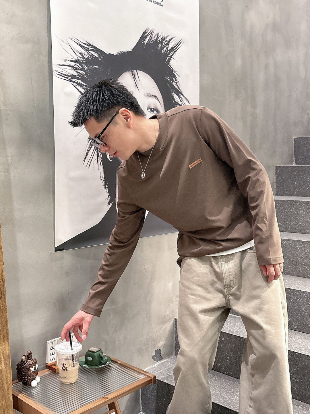 Z ZEGN 2025秋冬系列长袖打底衫码数：M-5XL 常规版型棉莫代尔打底。精选棉与莫代尔混纺面料，