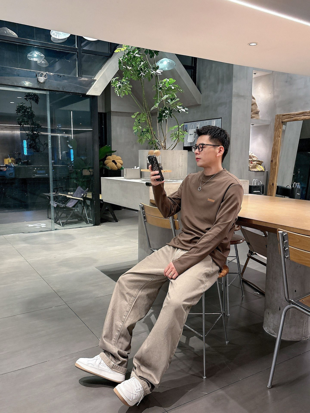 Z ZEGN 2025秋冬系列长袖打底衫码数：M-5XL 常规版型棉莫代尔打底。精选棉与莫代尔混纺面料，