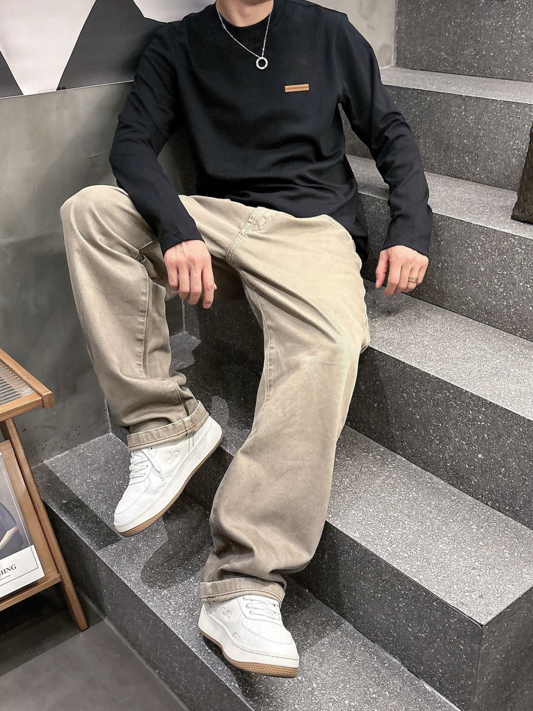 Z ZEGN 2025秋冬系列长袖打底衫码数：M-5XL 常规版型棉莫代尔打底。精选棉与莫代尔混纺面料，