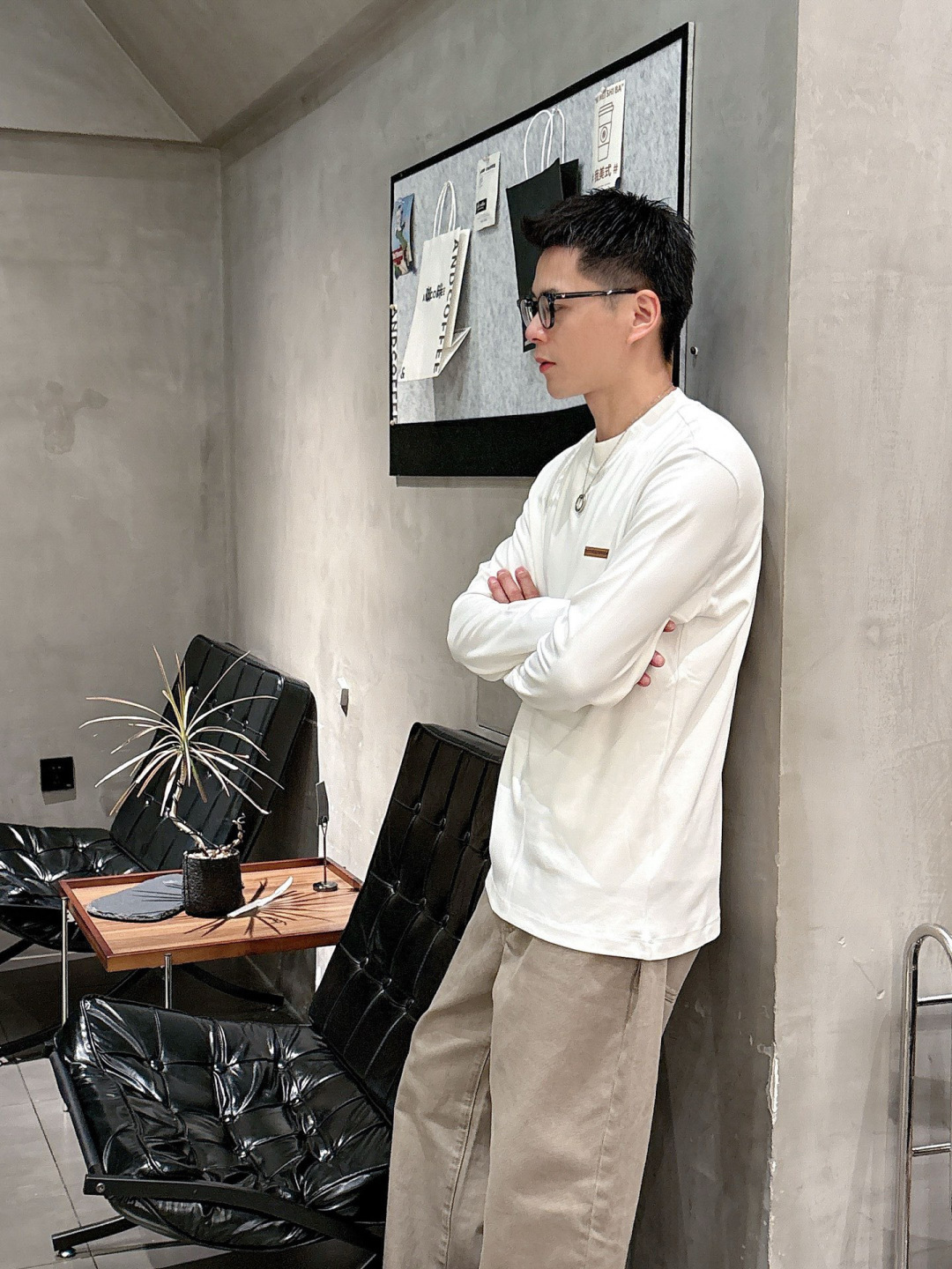 Z ZEGN 2025秋冬系列长袖打底衫码数：M-5XL 常规版型棉莫代尔打底。精选棉与莫代尔混纺面料，