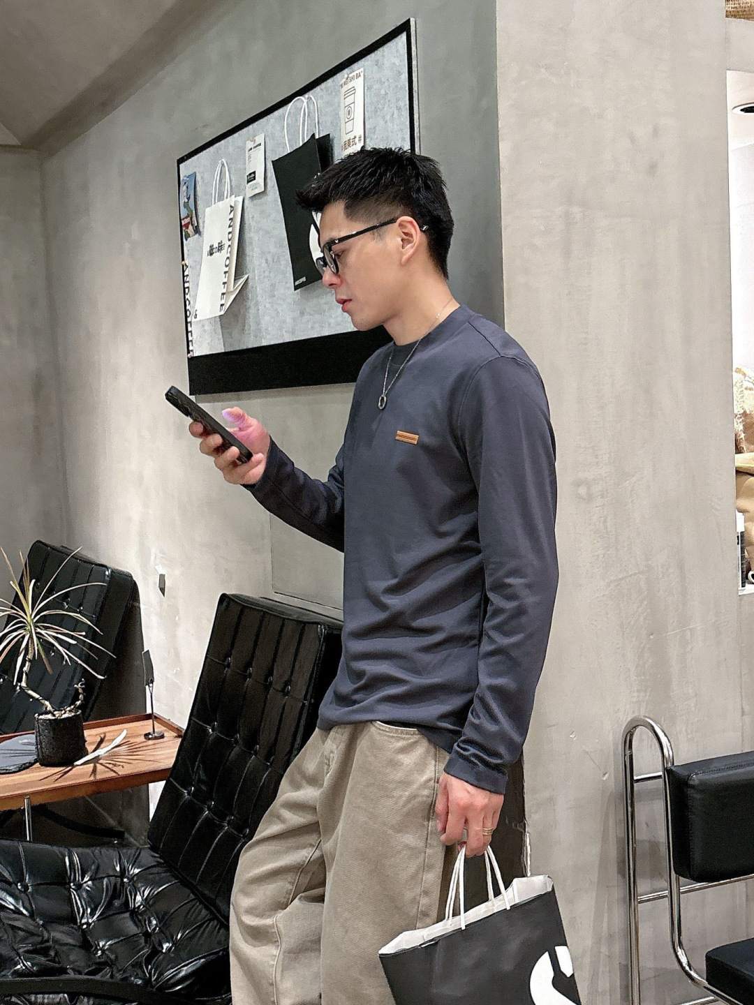 Z ZEGN 2025秋冬系列长袖打底衫码数：M-5XL 常规版型棉莫代尔打底。精选棉与莫代尔混纺面料，