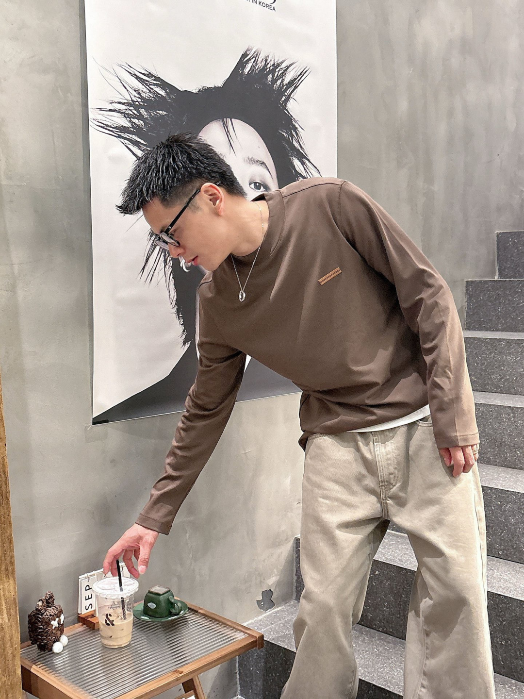 Z ZEGN 2025秋冬系列长袖打底衫码数：M-5XL 常规版型棉莫代尔打底。精选棉与莫代尔混纺面料，