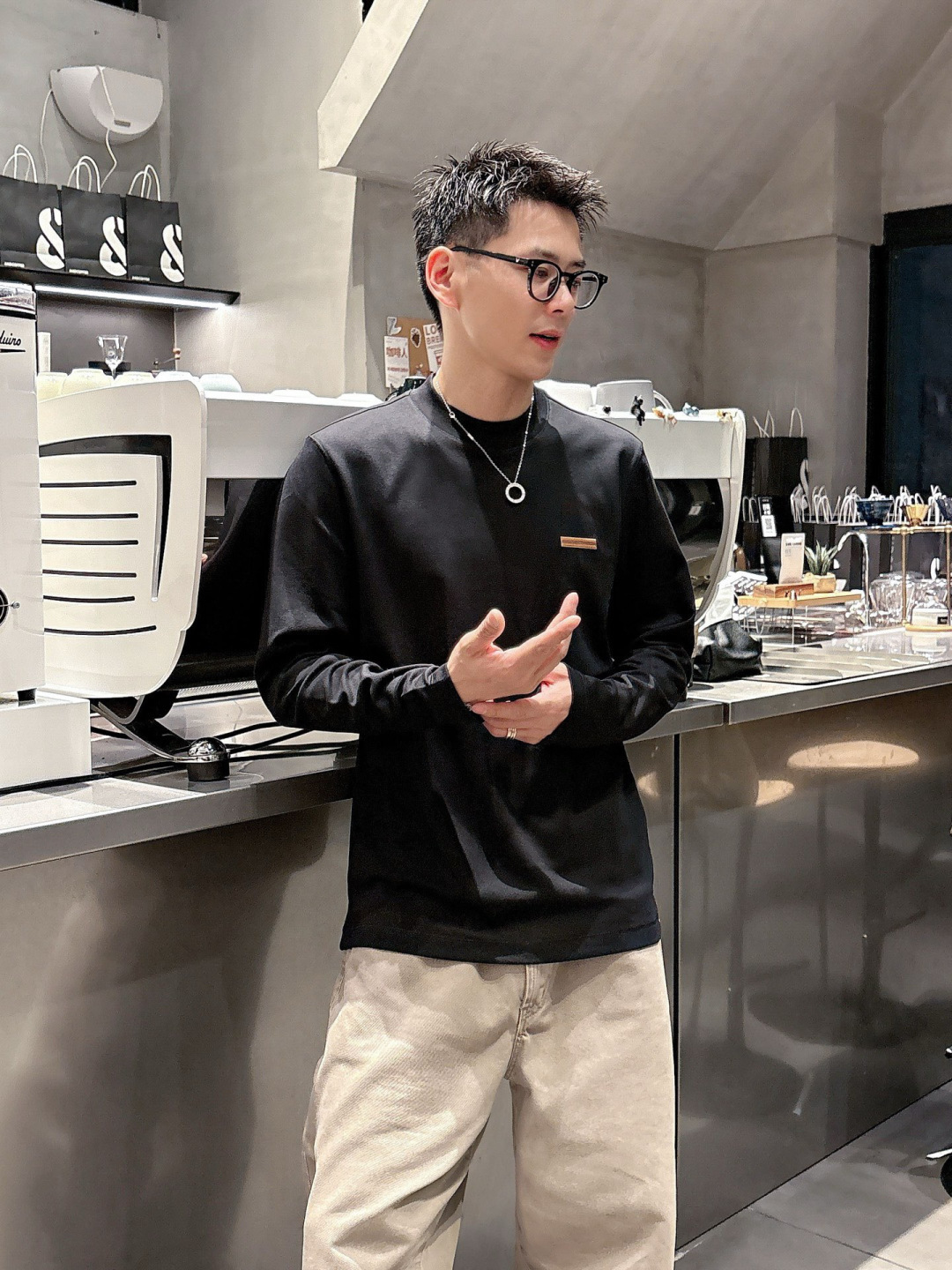 Z ZEGN 2025秋冬系列长袖打底衫码数：M-5XL 常规版型棉莫代尔打底。精选棉与莫代尔混纺面料，