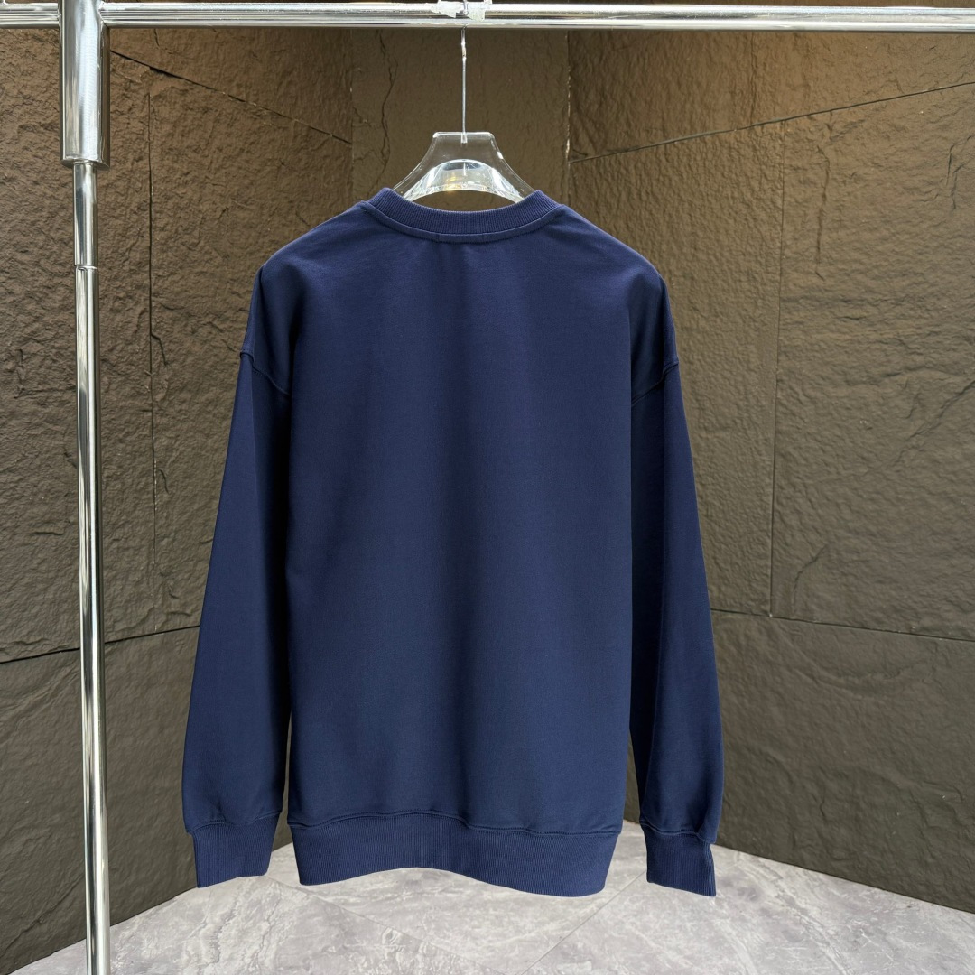 AMIRI* 2025秋冬新款圆领卫衣400克毛圈纯棉字母logo刻字膜厚板胶颜色：黑色 白色 蓝色 紫