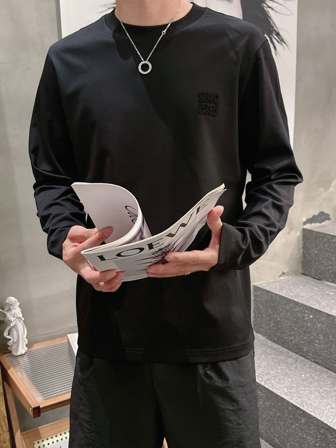 打底系列季度：2025秋冬颜色：黑色 白色 金铜色 石墨灰 藏青色 军绿色尺码: m-5xL版型：长袖打