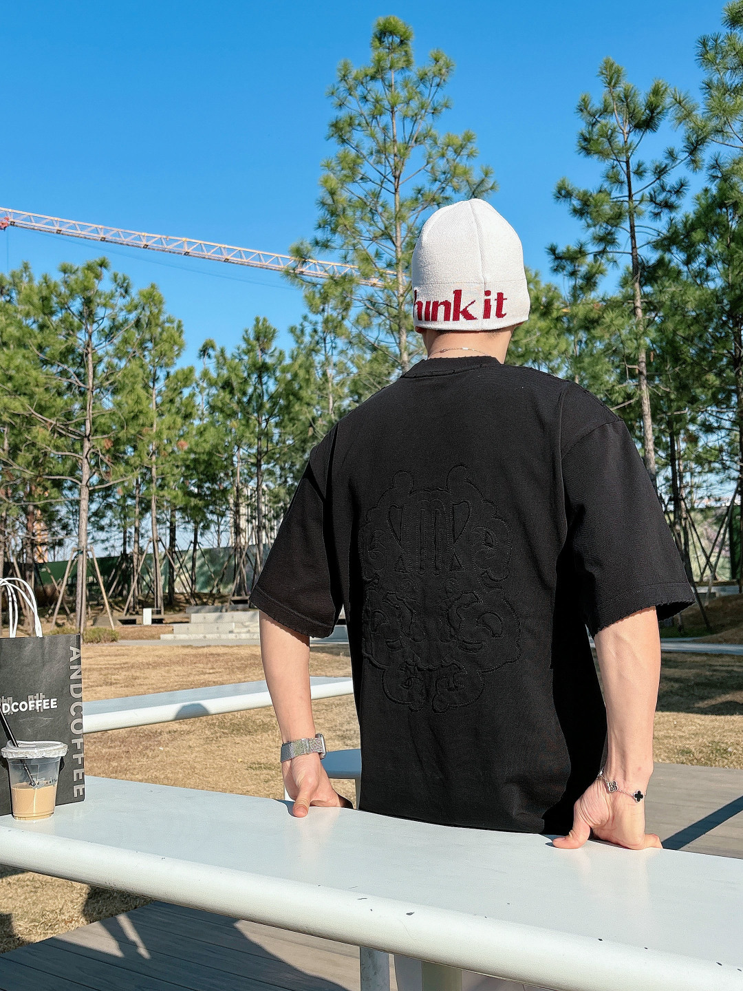 2026春夏新款克罗心贴布短袖XS S M L XL