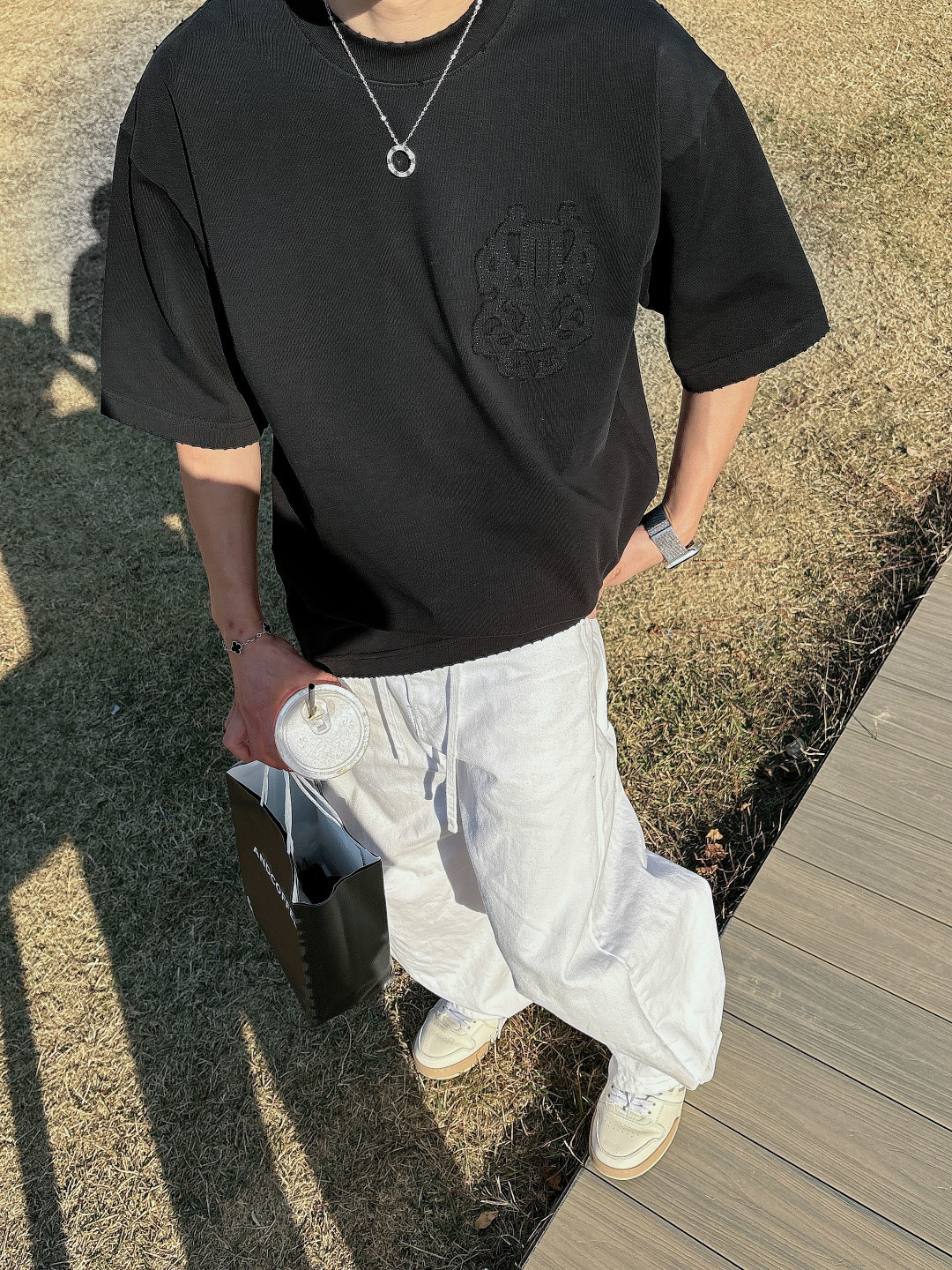 2026春夏新款克罗心贴布短袖XS S M L XL