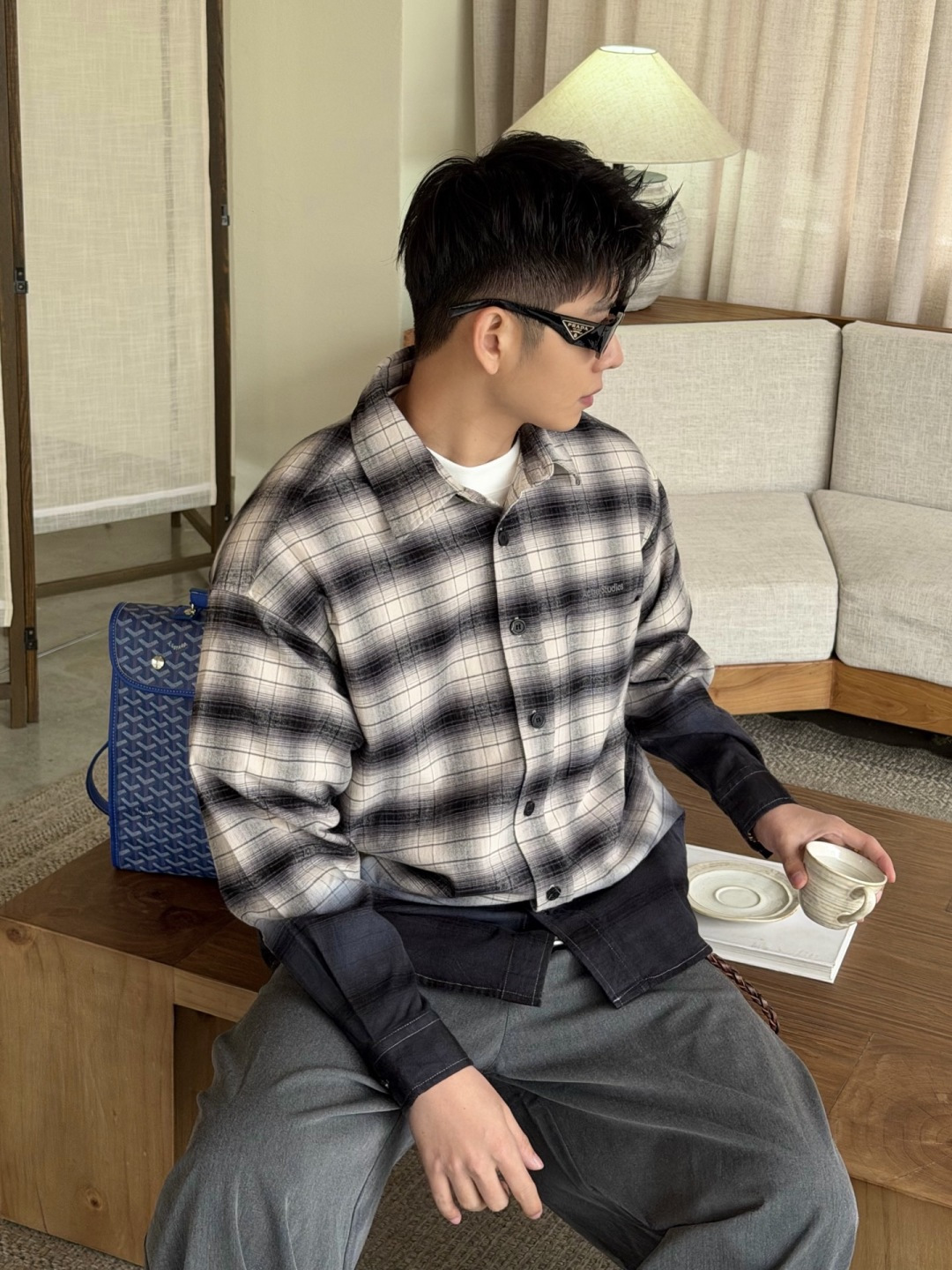 26春季新款衬衣🔥颜色：格子码数：M-2XL款号：60070