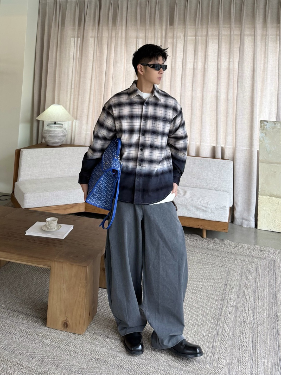 26春季新款衬衣🔥颜色：格子码数：M-2XL款号：60070