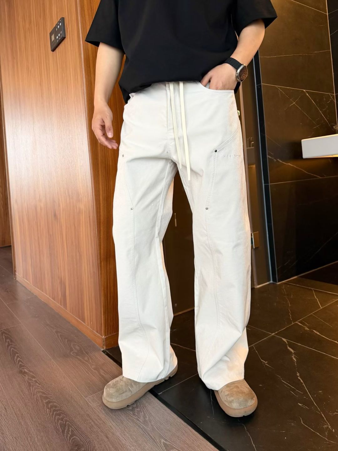 春装新款休闲裤伐木裤直筒裤型m~3xl