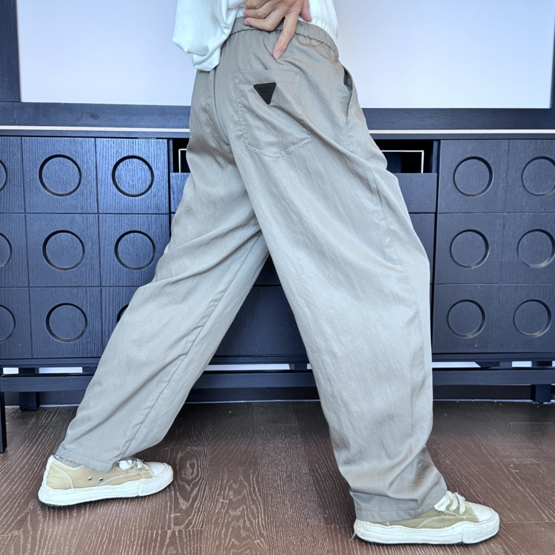 BV🌟2026年夏季新款薄款休闲裤🆕采用优质面料，具有质感，松紧腰带设计，超级时尚洋气！码数：M-3XL