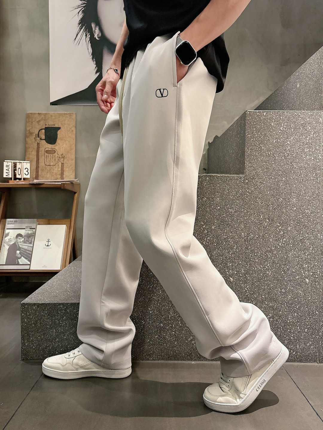 2026 春夏新品 华伦休闲裤颜色： 米色 黑色码数：M-5XL