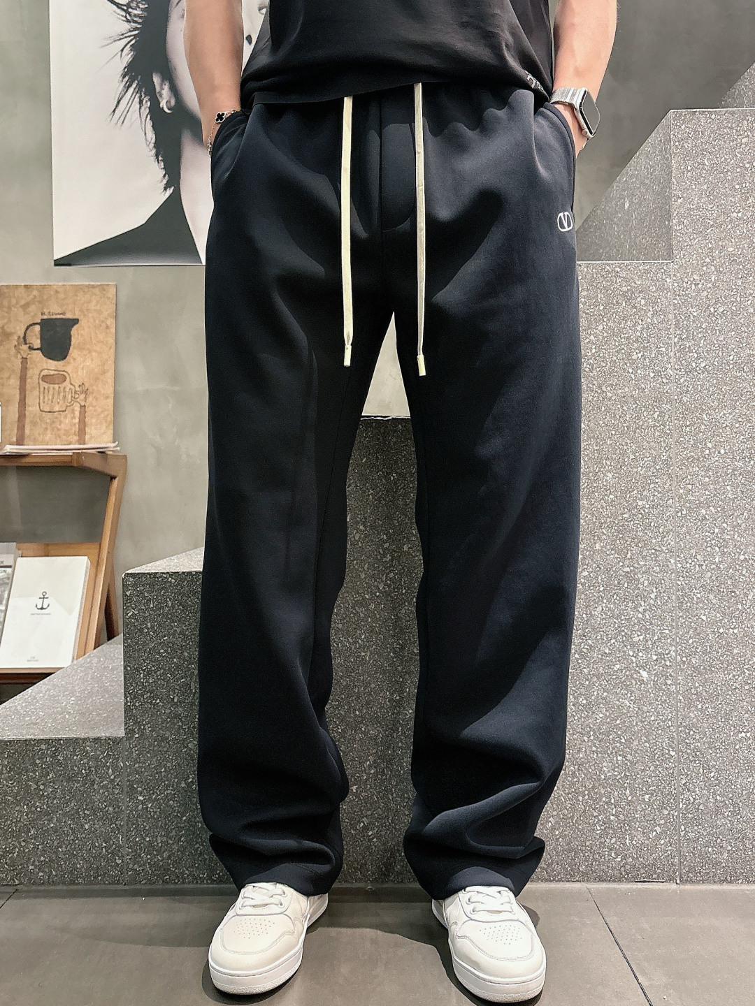 2026 春夏新品 华伦休闲裤颜色： 米色 黑色码数：M-5XL