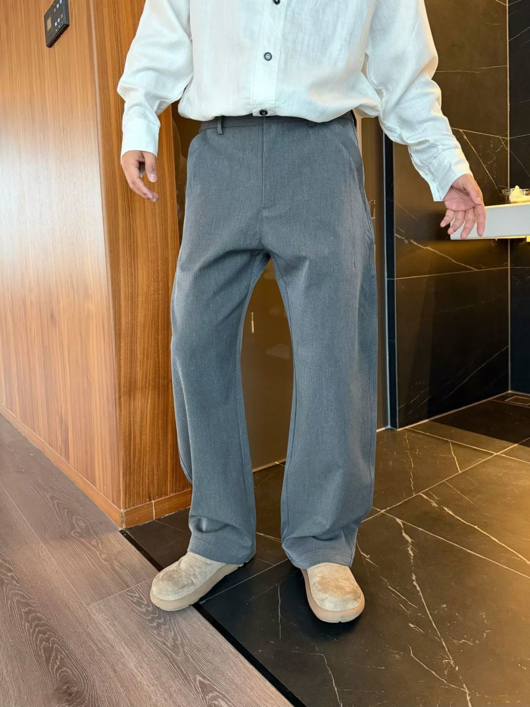 春装新款休闲裤直筒裤型M~3xl