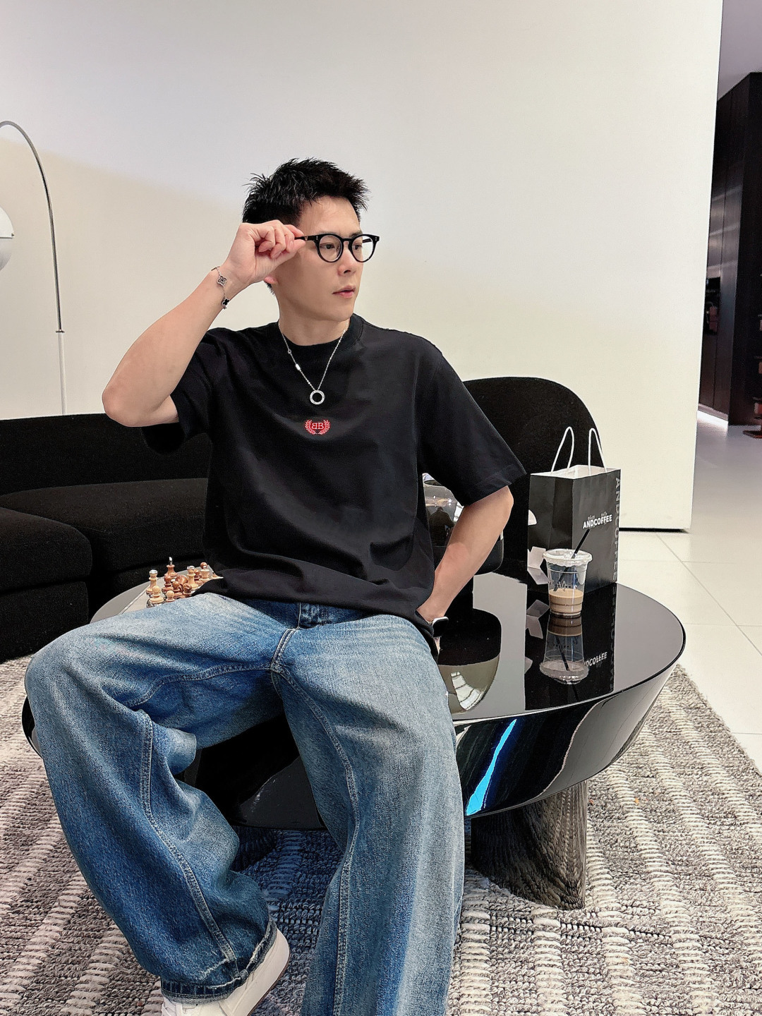 Balenciag 2026春夏系列短袖T恤尺码: M-5XL 微阔版型克重：260克重 成份：100%