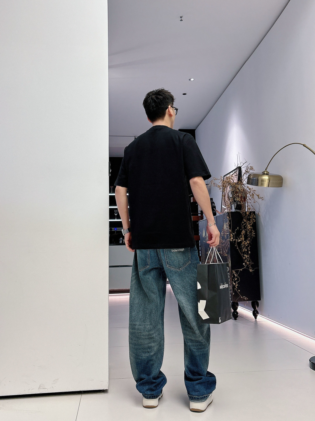 Balenciag 2026春夏系列短袖T恤尺码: M-5XL 微阔版型克重：260克重 成份：100%