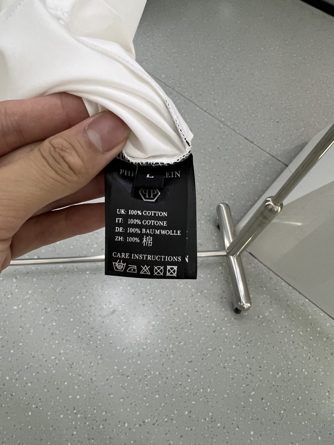 （M-XXXL）PhiliPP Plein2026春夏新品“马上有钱”直喷工艺短袖T恤；品牌标志性的街头