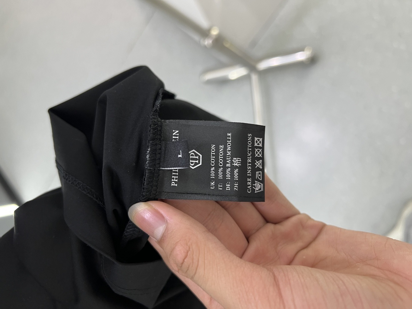 （M-XXXL）PhiliPP Plein2026春夏新品“马上有钱”直喷工艺短袖T恤；品牌标志性的街头